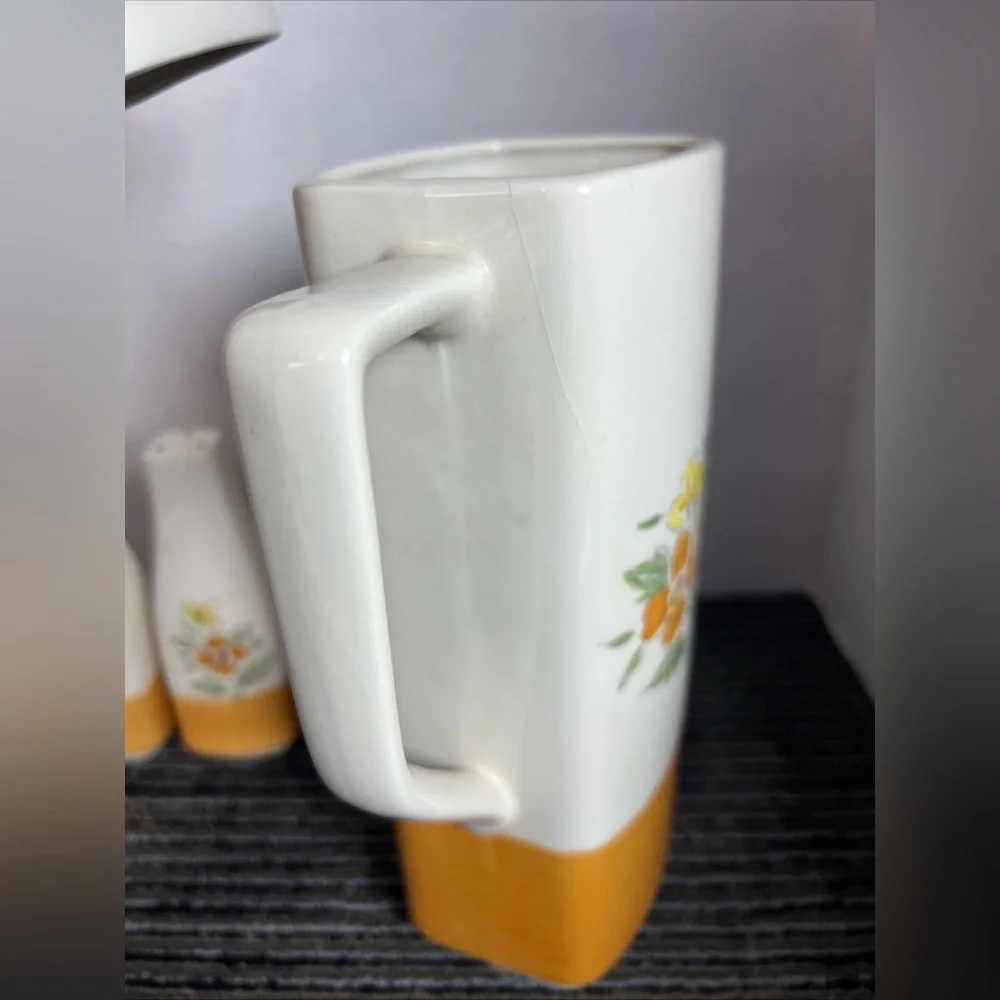 Vintage Hand Painted Fire-Stone Ware Underglazed Grand Bahama Japan 4907 - Picture 7 of 15